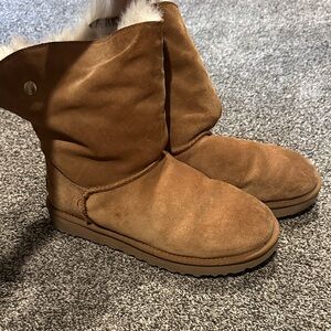 UGG Chestnut Suede Winter Boots